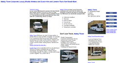 Desktop Screenshot of coach-hire.abbeytravel.com