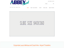 Tablet Screenshot of abbeytravel.com